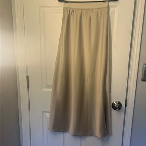 Elegant silky Women's maxi Skirt